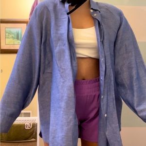 Absolutely gorgeous blue Banana Republic top. XXL